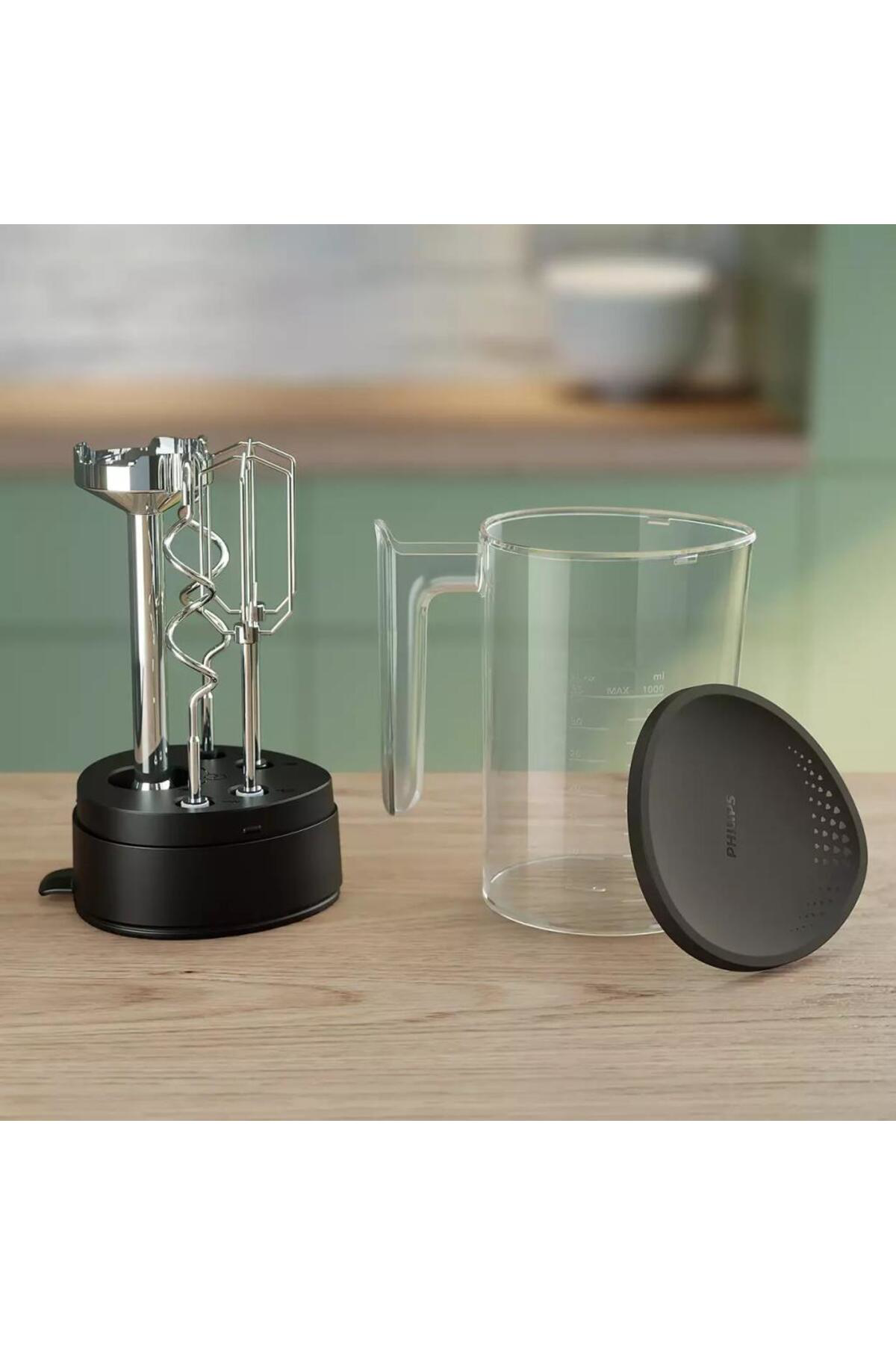 5000 Serisi Güçlü El Mikser Seti 500W, El Blender Aparatı, 5 Hız 