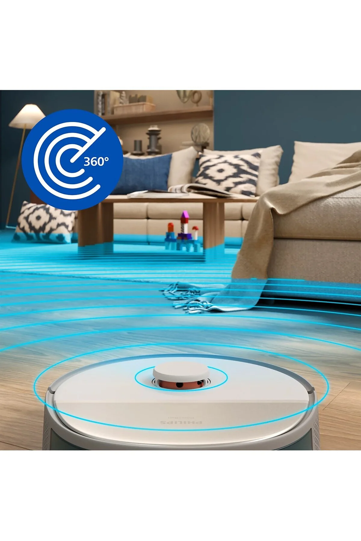 5000 Serisi Islak Kuru Robot Süpürge, Yüksek Emiş Gücü, Uzun Çalışma Süresi, Beyaz,XU5000/20