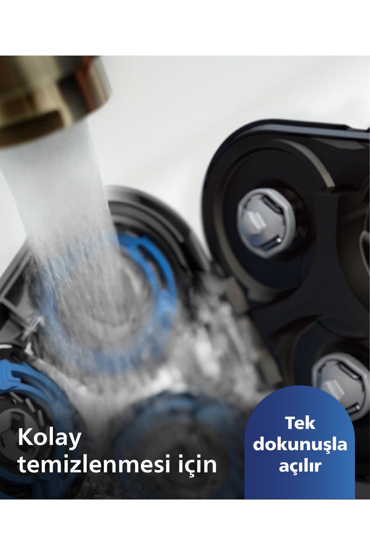 5000 Serisi Islak&Kuru Tıraş Makinesi, 360 Yüz kıvrımı başlıklar,