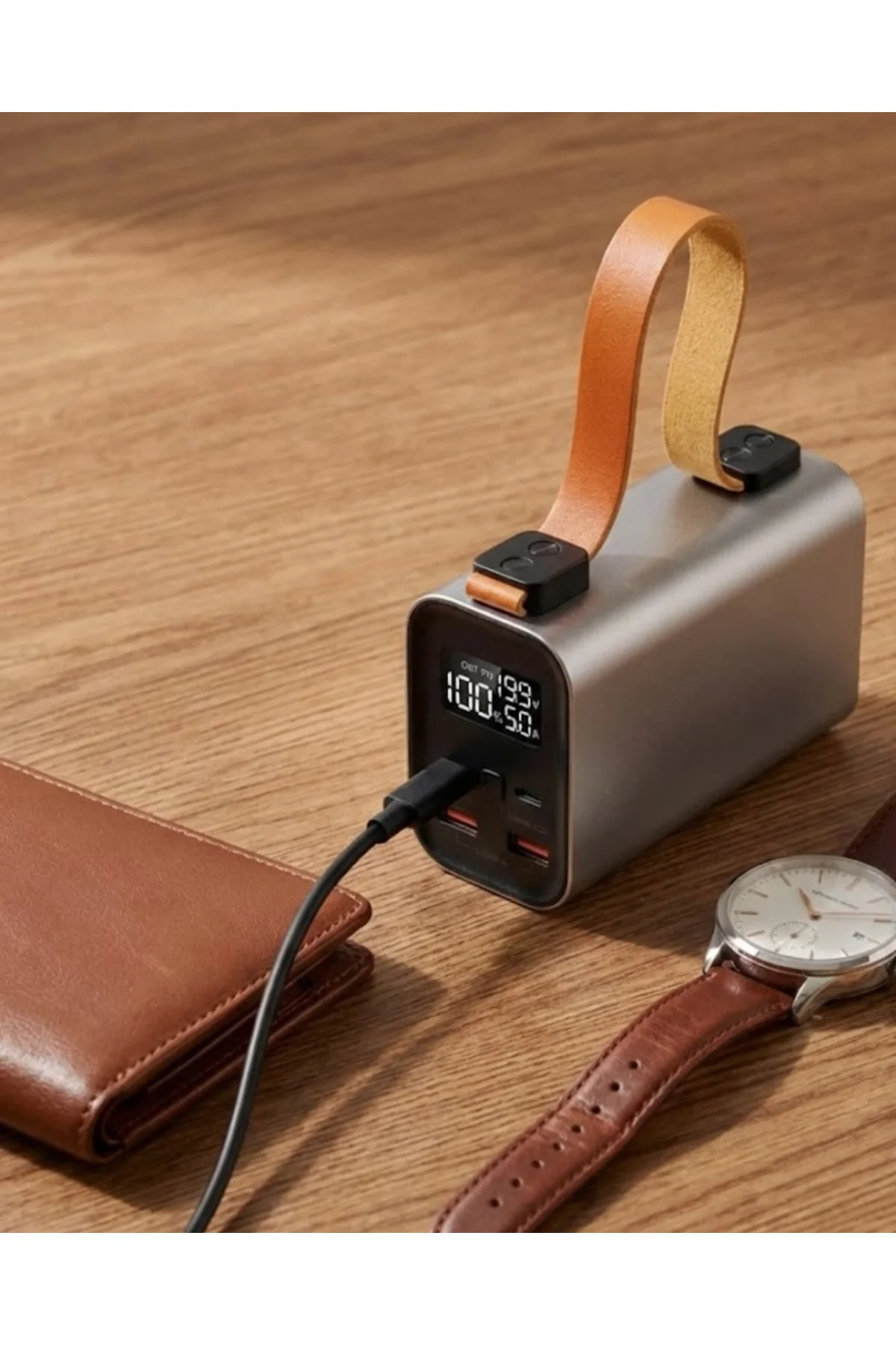 50000 mAh Güçlü Powerbank Dijital Göstergeli Çoklu USB Çıkışlı