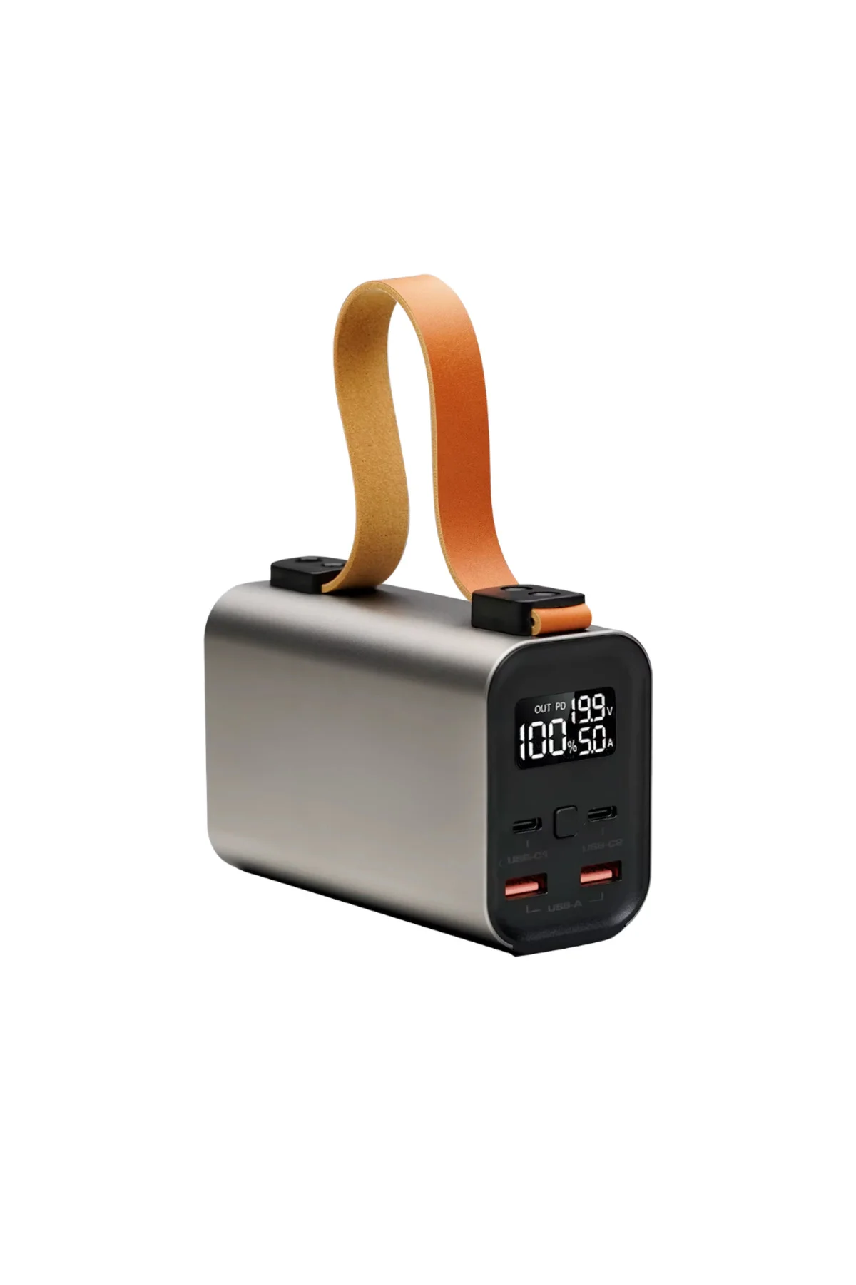 50000 mAh Güçlü Powerbank Dijital Göstergeli Çoklu USB Çıkışlı