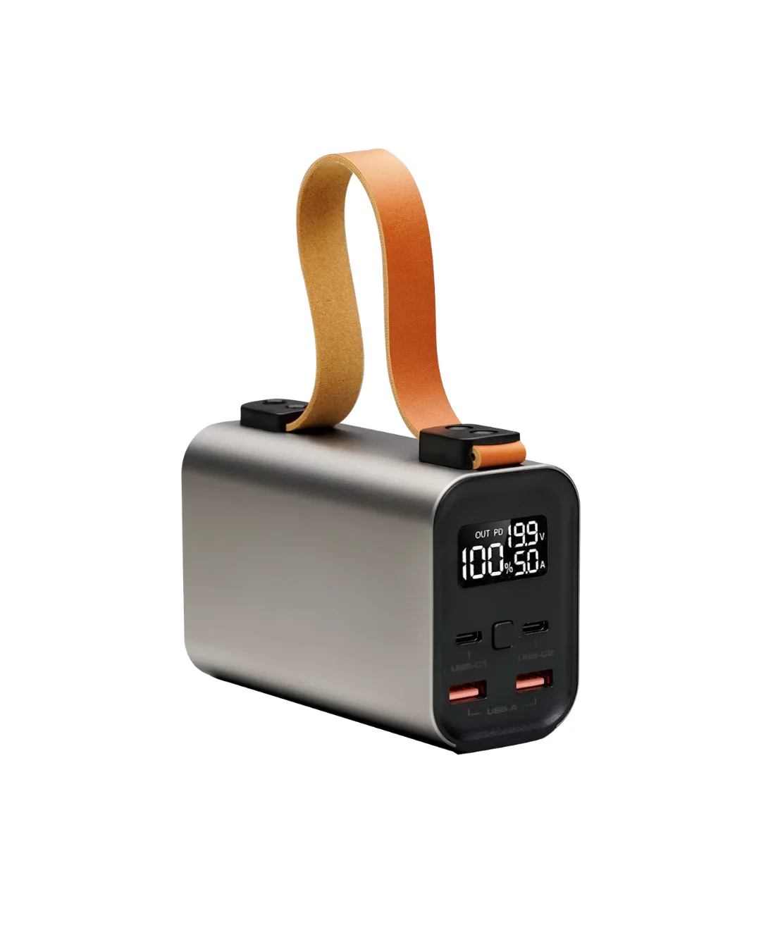 50000 mAh Güçlü Powerbank Dijital Göstergeli Çoklu USB Çıkışlı