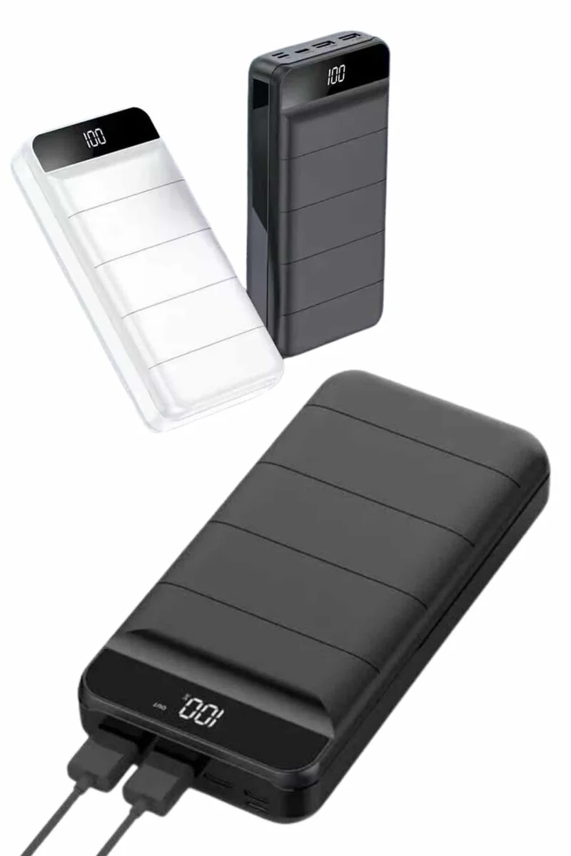 50.000 Mah Powerbank Turbo Hızlı Led Göstergeli Android İOS Uyumlu Taşınabilir Askılı