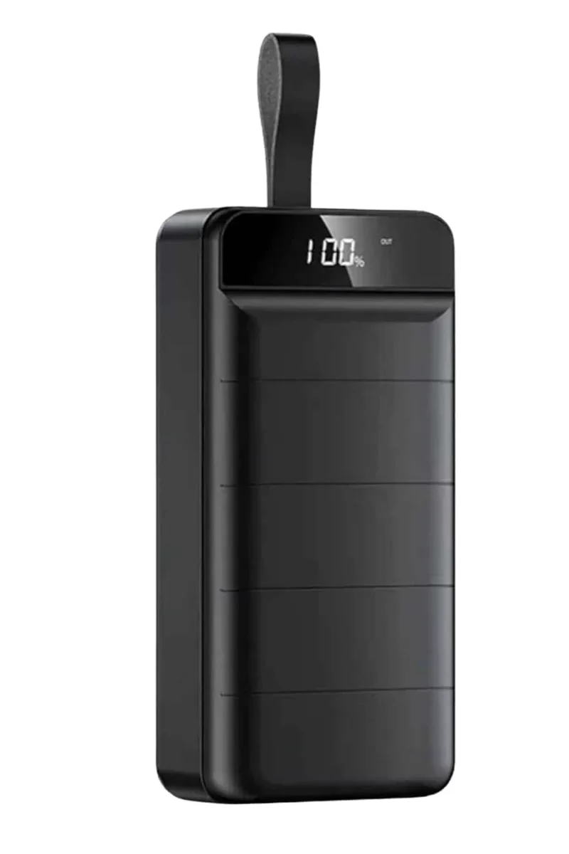 50000mAh Dijital Göstergeli 4 Portlu Hızlı Powerbank - Taşınabilir Şarj Cihazı