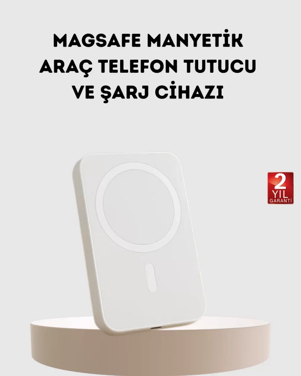 5000mAh Manyetik Powerbank – iPhone Serisi İçin Taşınabilir Kablo