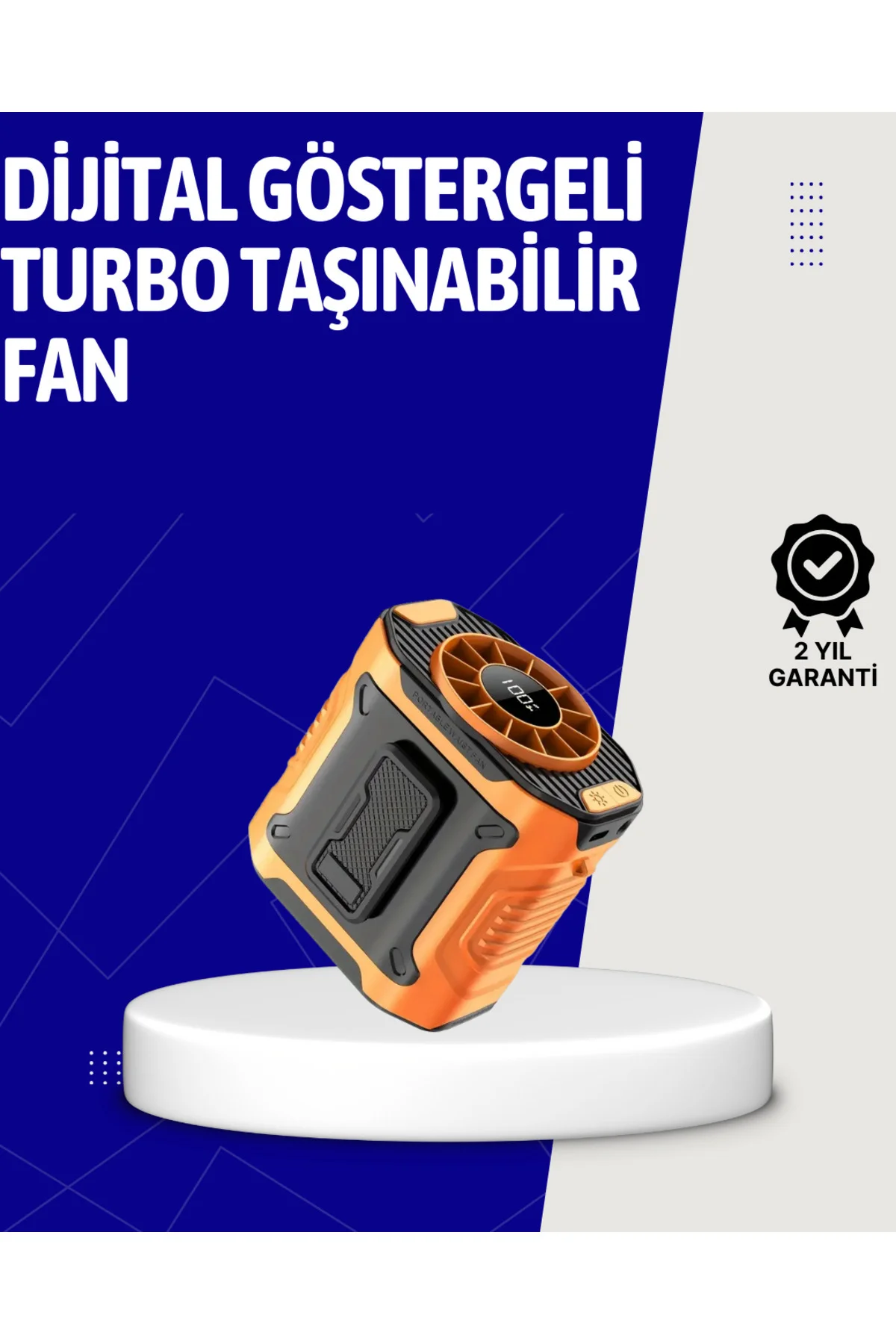 5000mAh Şarjlı Soğutma Fanı Taşınabilir