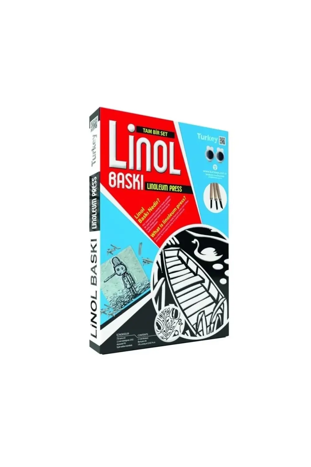 5004 Linol Baskı Seti -kumtoys