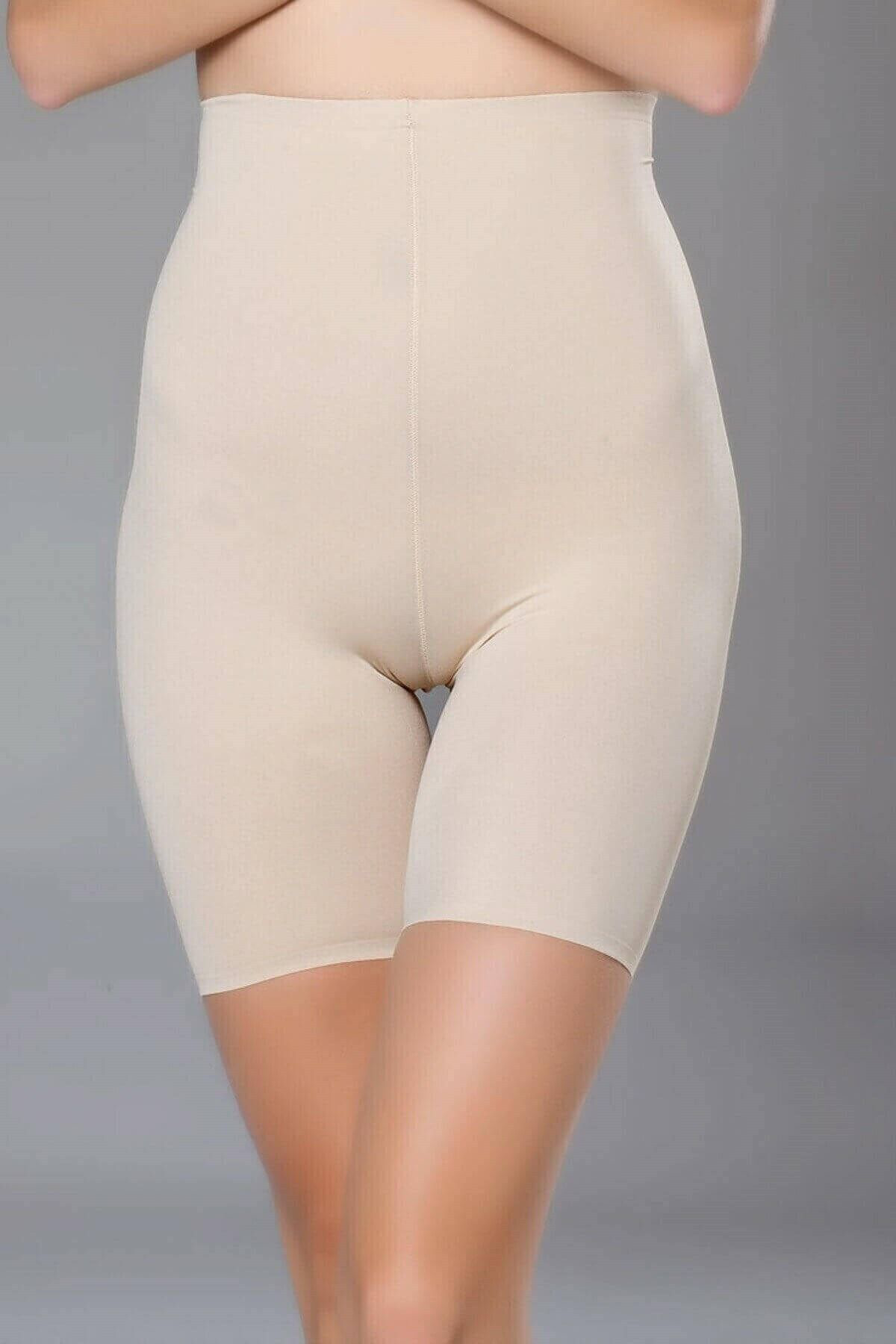 Moonlight 5006 Kadın %92 Pamuk Lazer Kesim Yüksek Bel Paçalı Korse