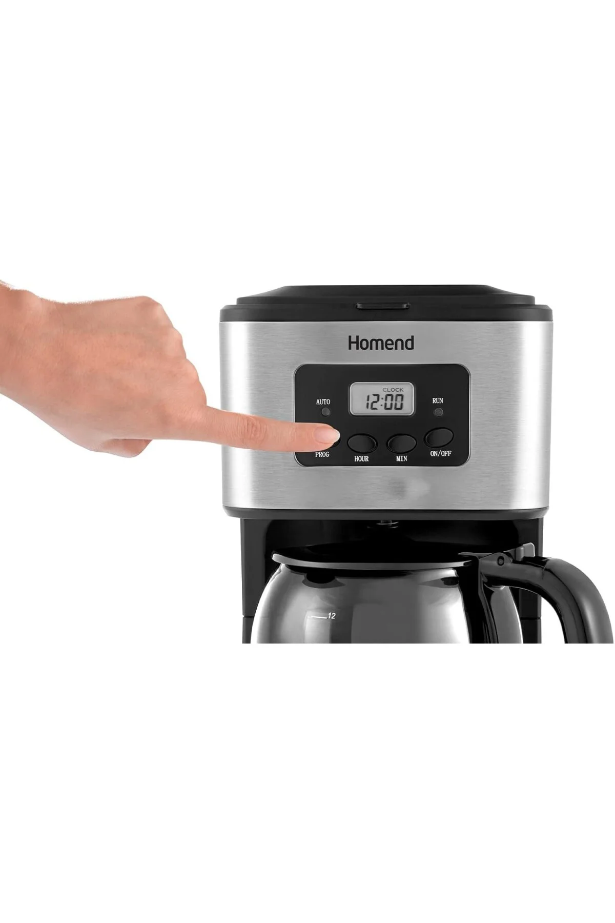 5006COFFEEBREAK Filtre Kahve Makinesi, Inox-siyah