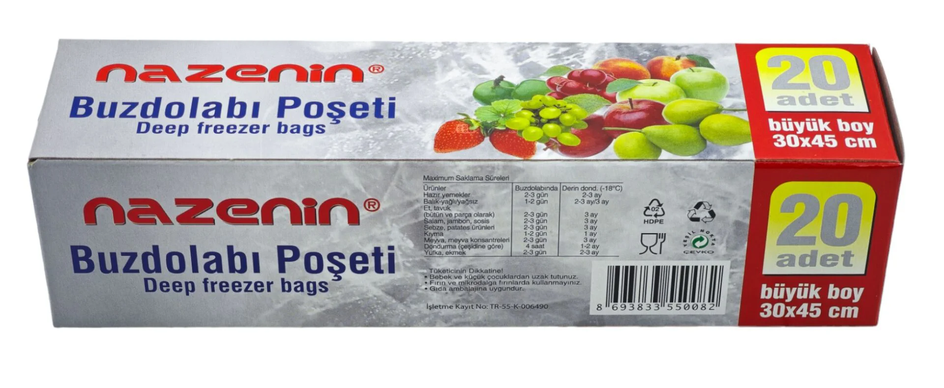 5008   Nazenin Buzdolabı Poşeti - Büyük