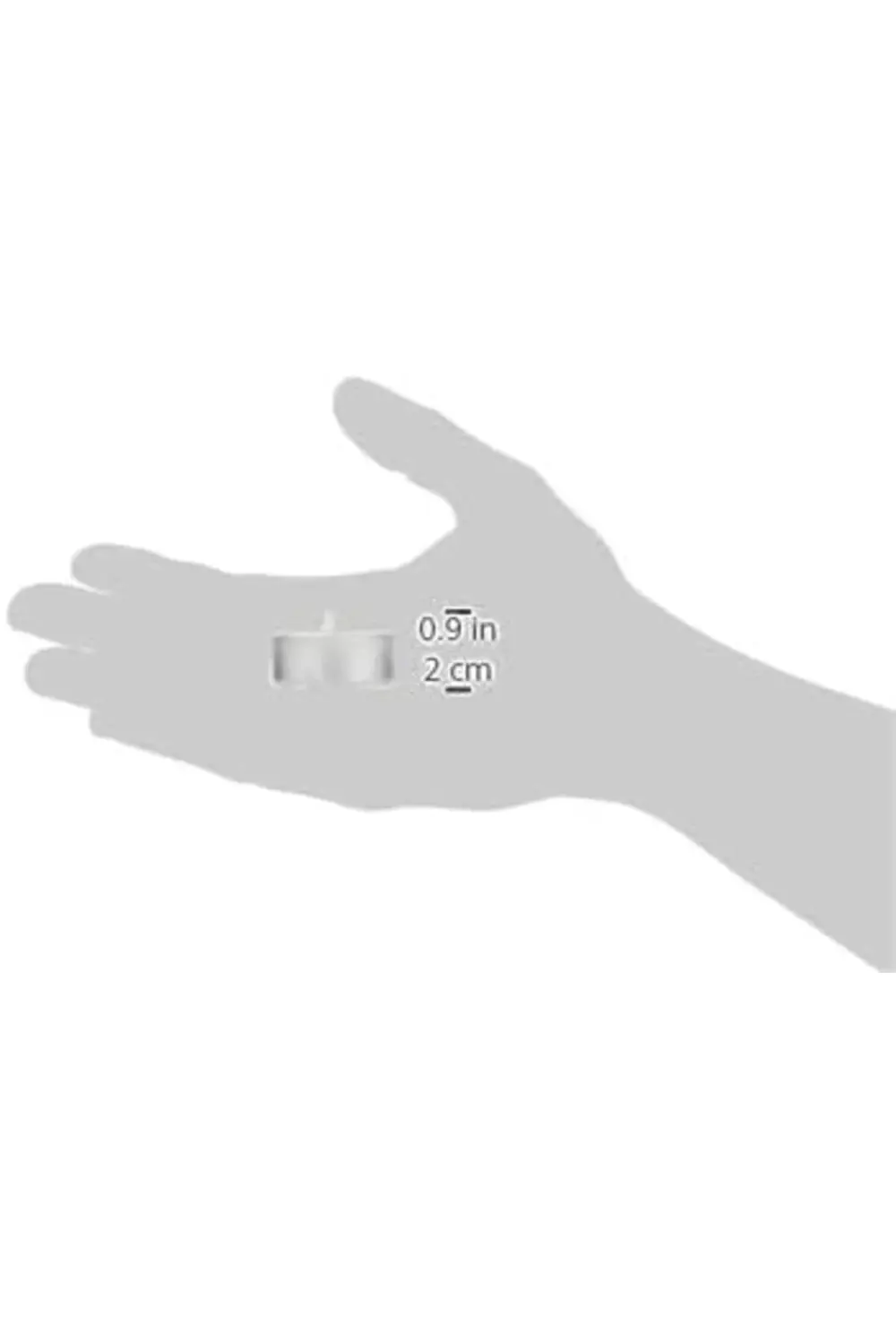 500.979.95 Glimma Kokusuz Tealights, 100'lü Paket 1155328