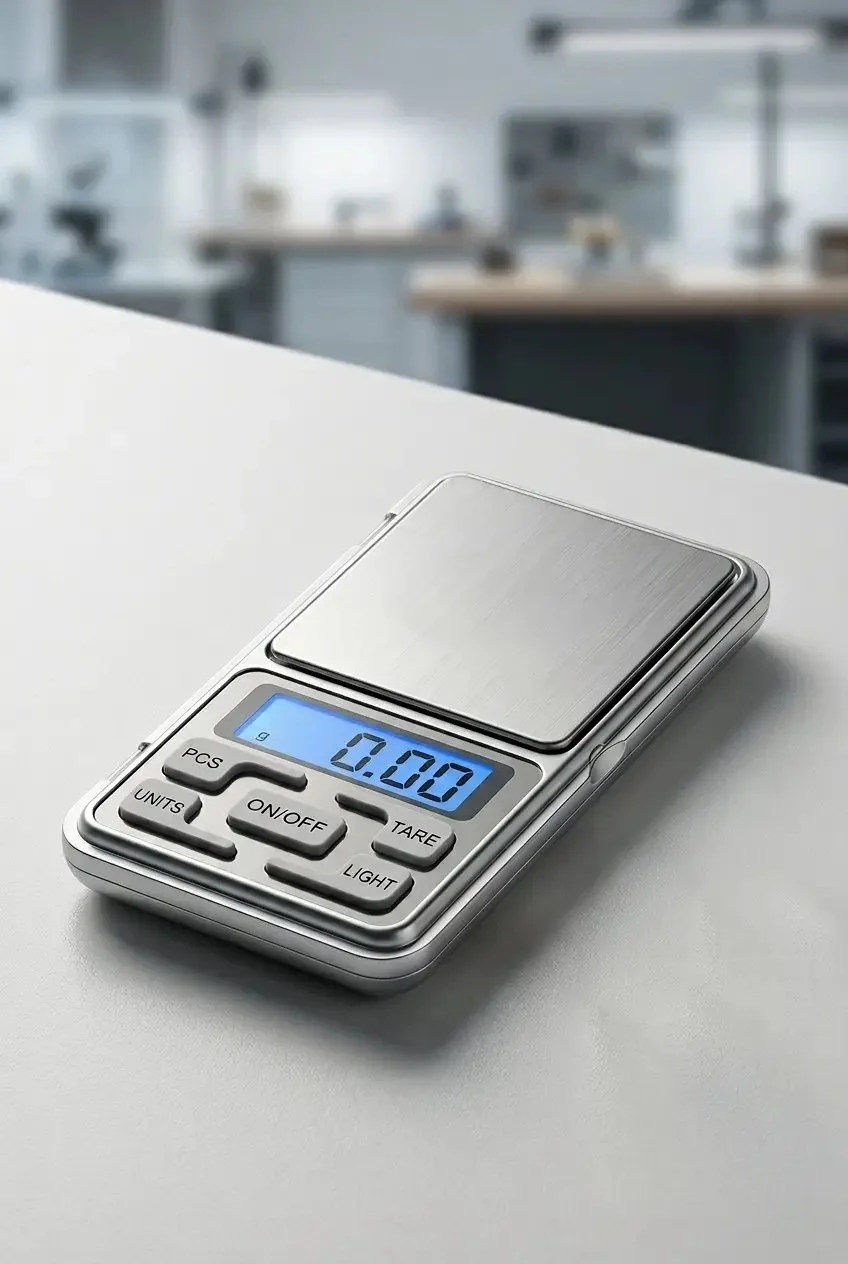 500g 0.01 Hassas Dijital Terazi Kuyumcu Eczane Laboratuvar LCD Ölçüm Tartısı Cep Tipi