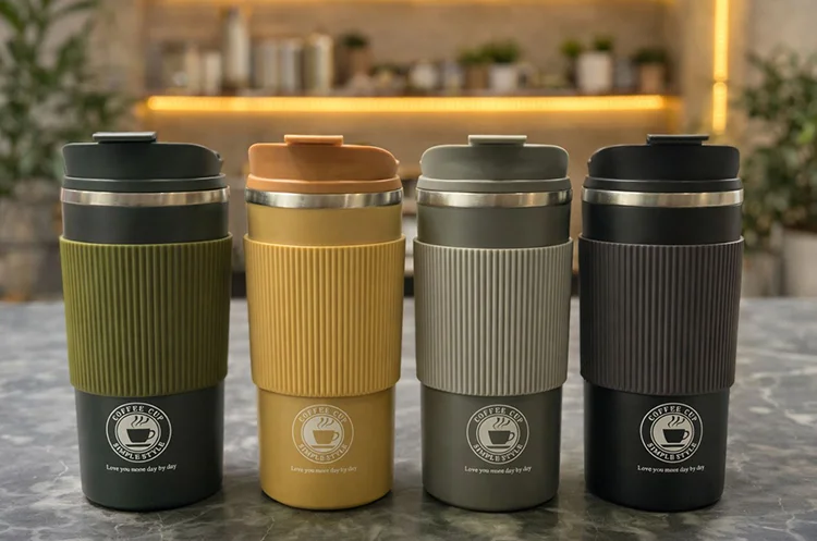 500ml Paslanmaz Çelik Termos Mug - Sızdırmaz Kapaklı Çift Katmanlı Termos ALK3133 Fiyatı, Yorumları ve Özellikleri