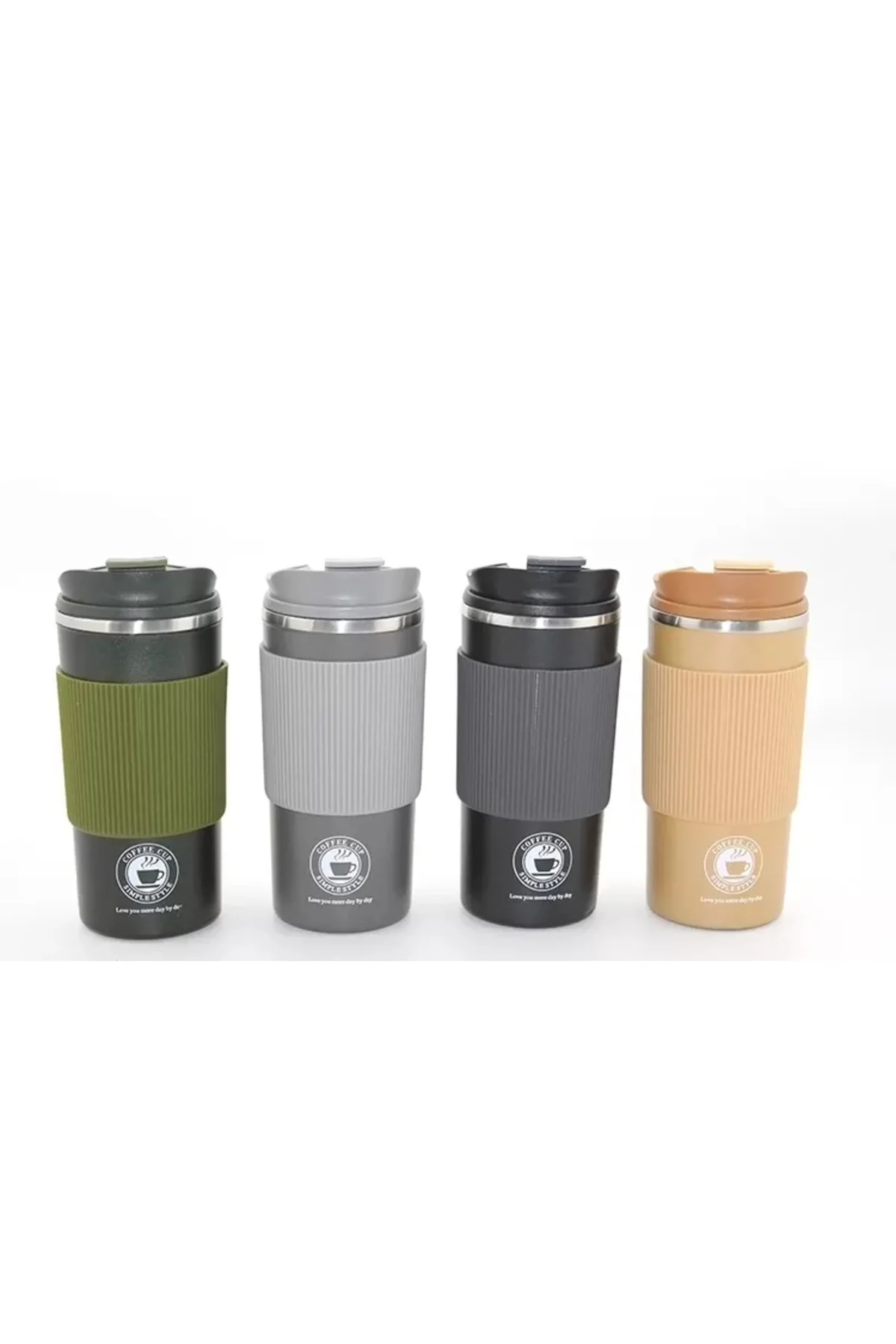 500ml Paslanmaz Çelik Termos Mug - Sızdırmaz Kapaklı Çift Katmanl