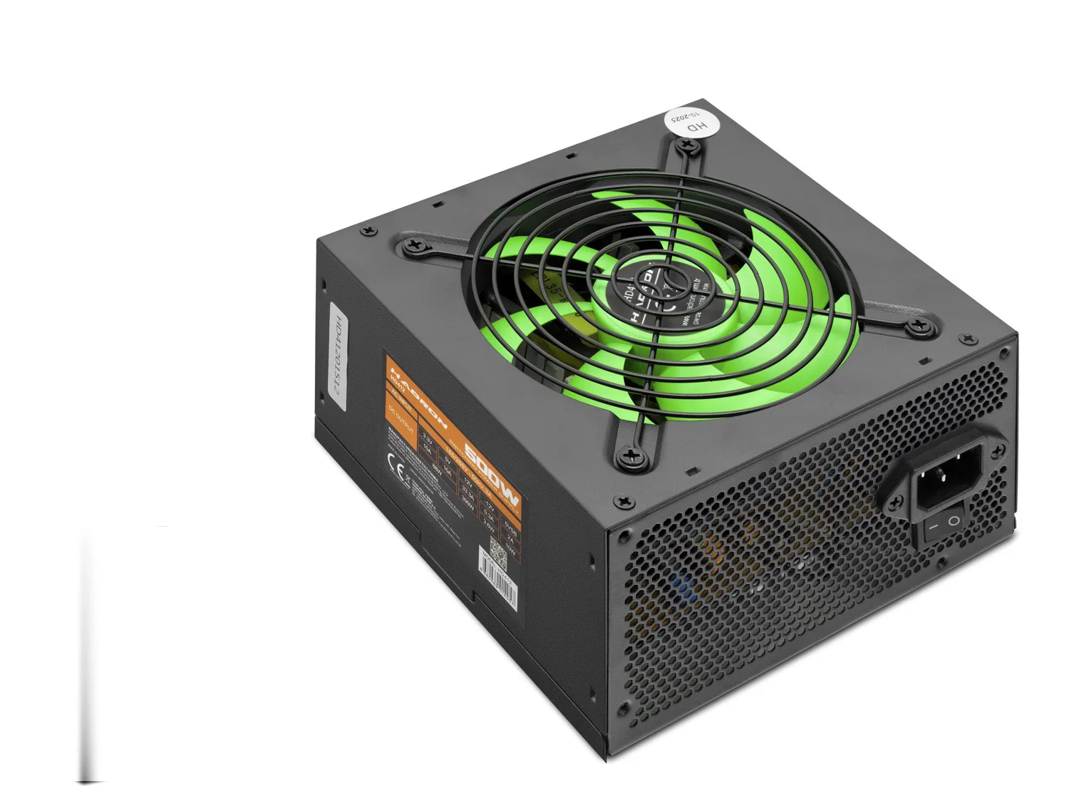 500W Atx Pc Güç Kaynağı Psu - 12Cm Fan - Kutulu - Siyah HD412
