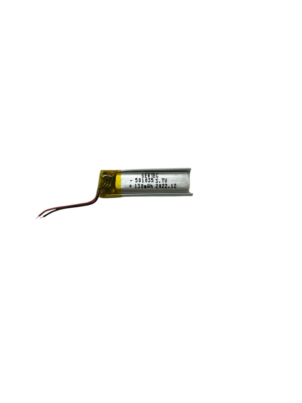 501035 3.7V 130mAh Li-Polymer Pil Devreli/1.5A