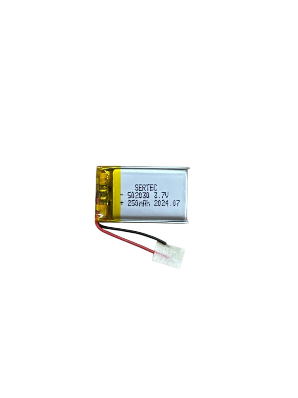 502030 3.7V 250 MAh Li-Polymer Pil Devreli/1.5A 502030 3.7V 250 MAh Li-Polymer Pil Devreli/1.5A