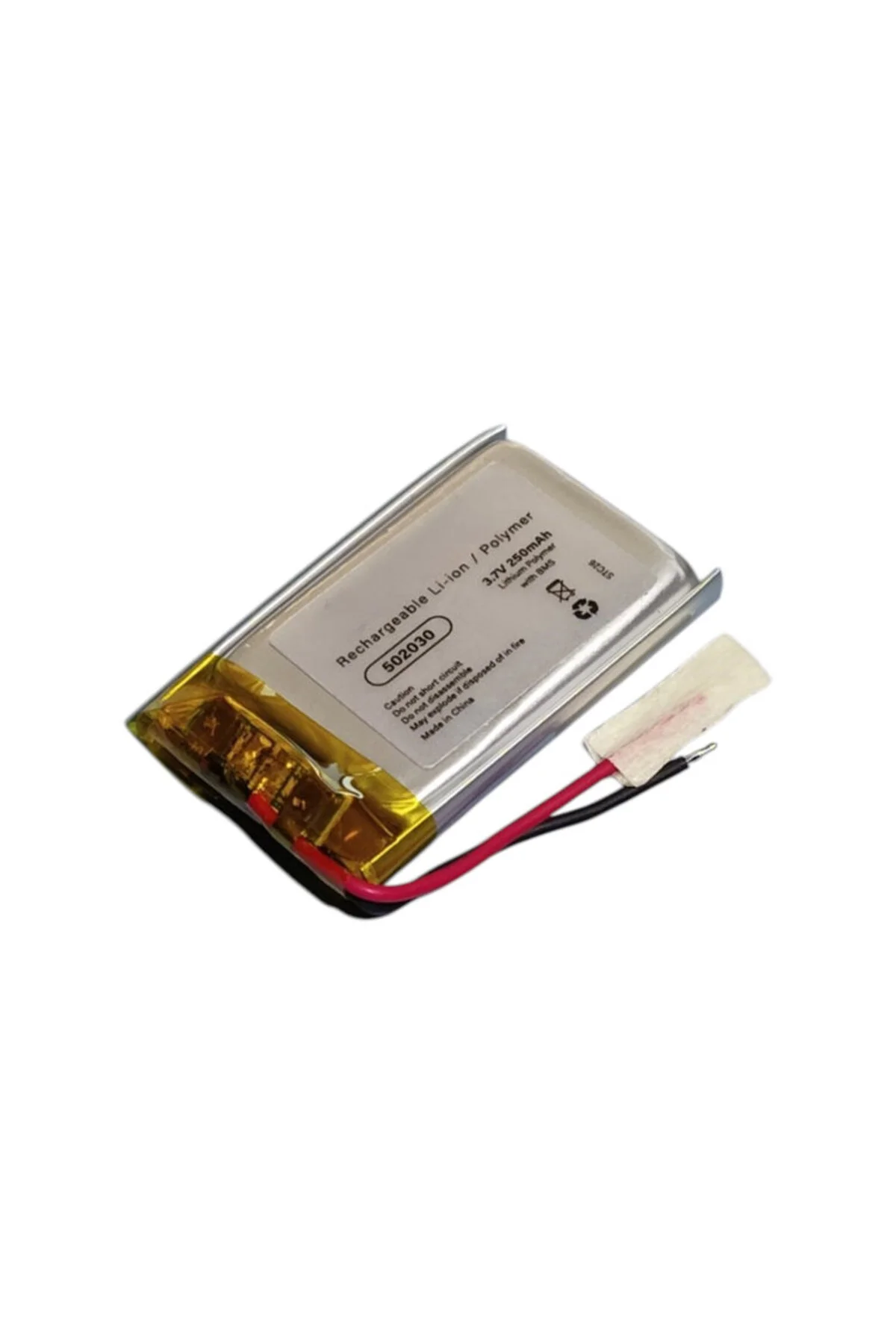 502030 3.7V 250mAh Polimer Pil
