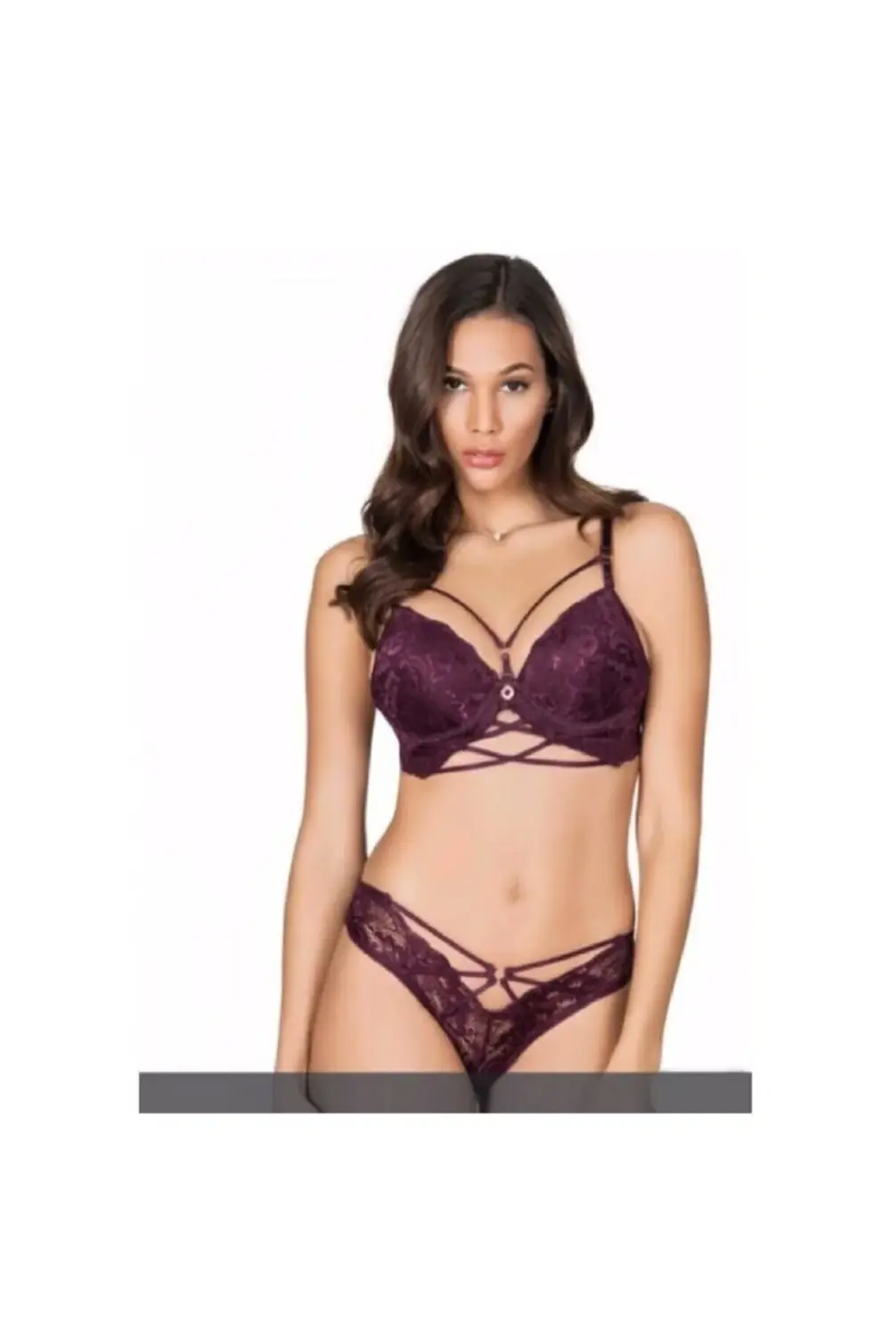 5025 Dantelli Destekli Sütyen Külot Takım