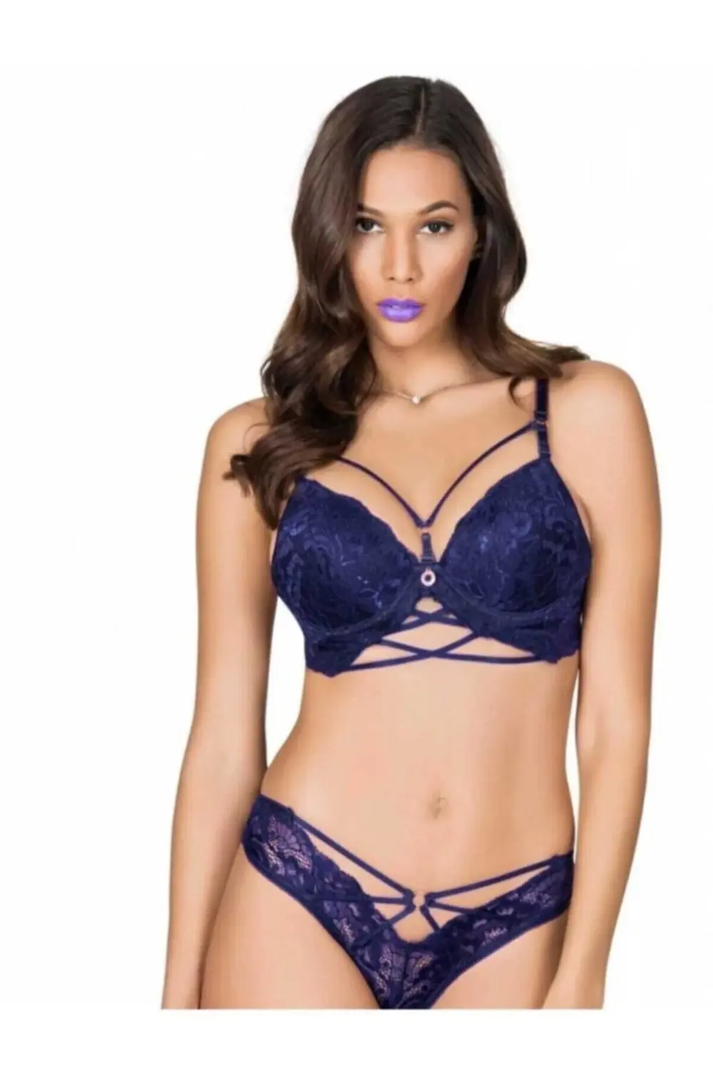 5025 Dantelli Destekli Sütyen Külot Takım