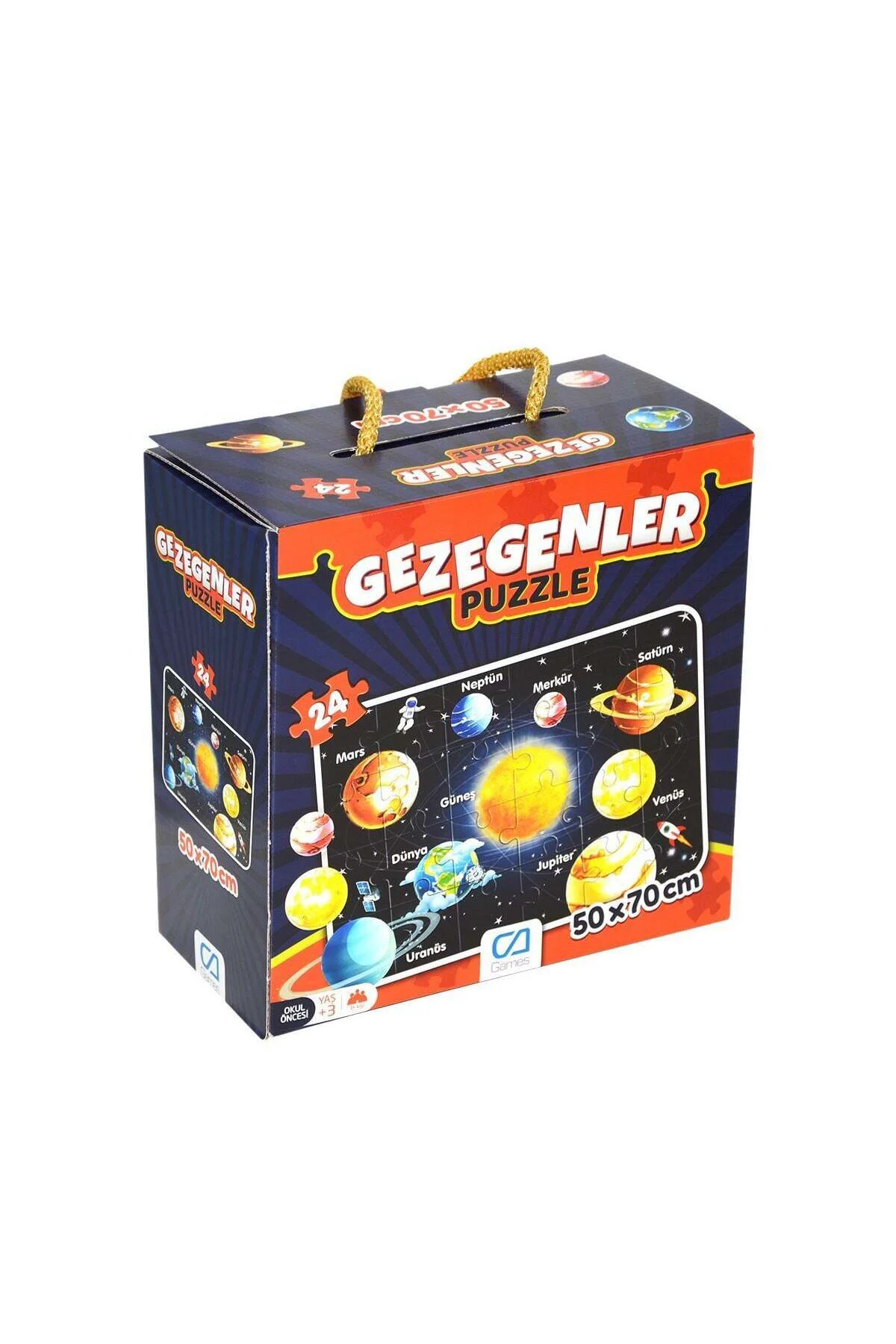 5026 Ca Games, Gezegenler / 24 Parça Puzzle / +3 Yaş