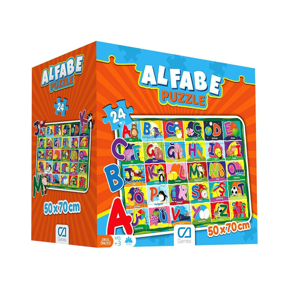 5027 ALFABE YER PUZZLE Fiyatı, Yorumları ve Özellikleri