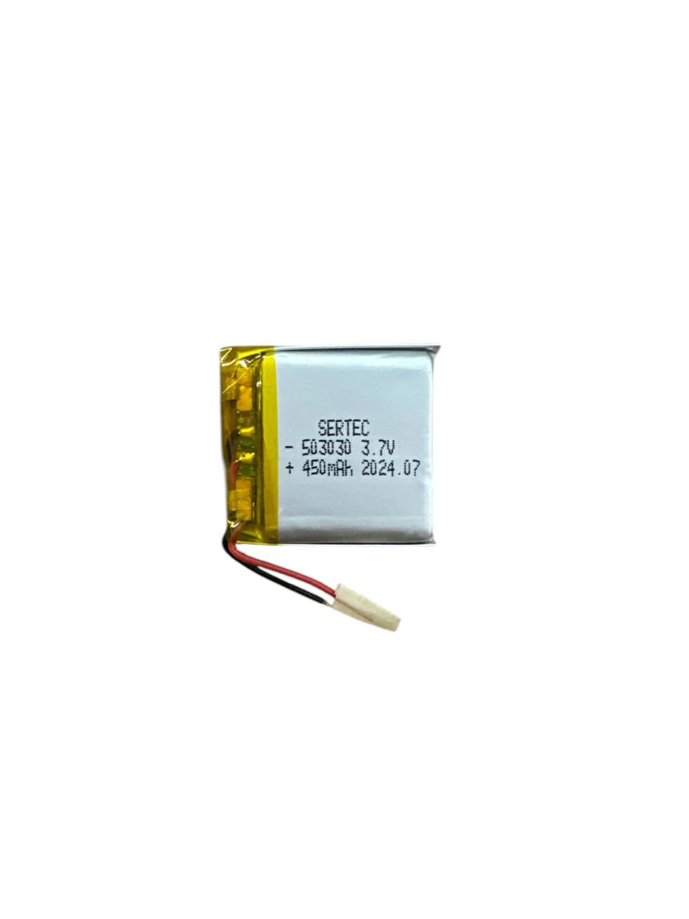 503030 3.7V 450mAh Li-Polymer Pil Devreli/1.5A 503030 3.7V 450mAh Li-Polymer Pil Devreli/1.5A
