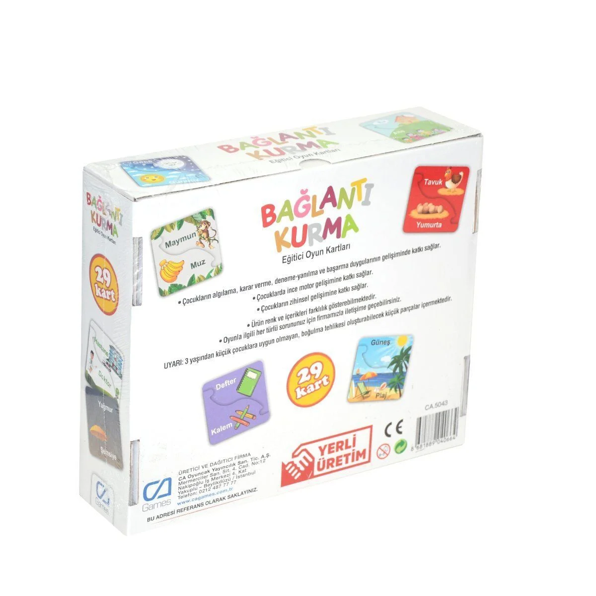 5043 CA Games, Bağlantı Kurma / +3 yaş 5043 CA Games, Bağlantı Kurma / +3 yaş