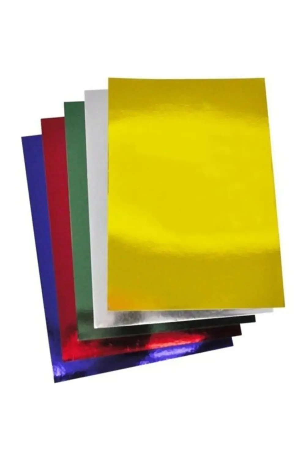 ( 50*70 Cm ) 5 Renk 10'lu Aynalı Karton