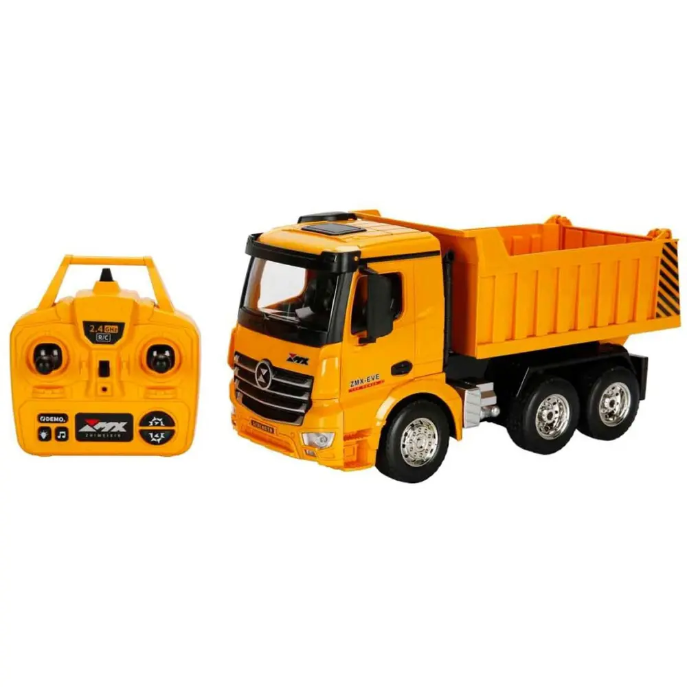 5083 NessiWorld-RST-RC İŞ MAKİNESİ 1 18 DAMPERLİ KAMYON FF IŞIKLI