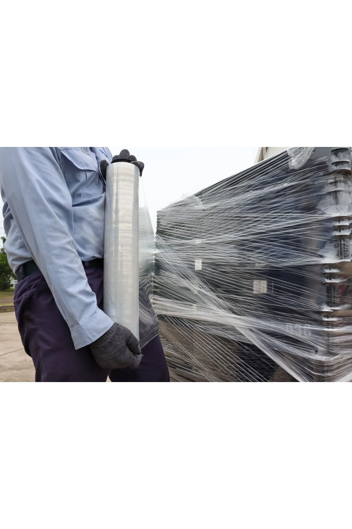 50cm Streç Film 300’mt. El Tipi Ekstra Sağlam 23 Micron A Kalite 