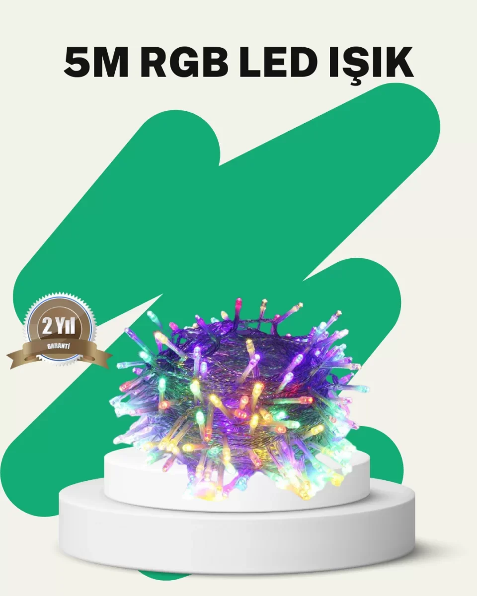 50’li LED Şeffaf Kablolu 5 m Aydınlatma Işık Süsleme Led - Lisinya 50’li LED Şeffaf Kablolu 5 m Aydınlatma Işık Süsleme Led - Lisinya