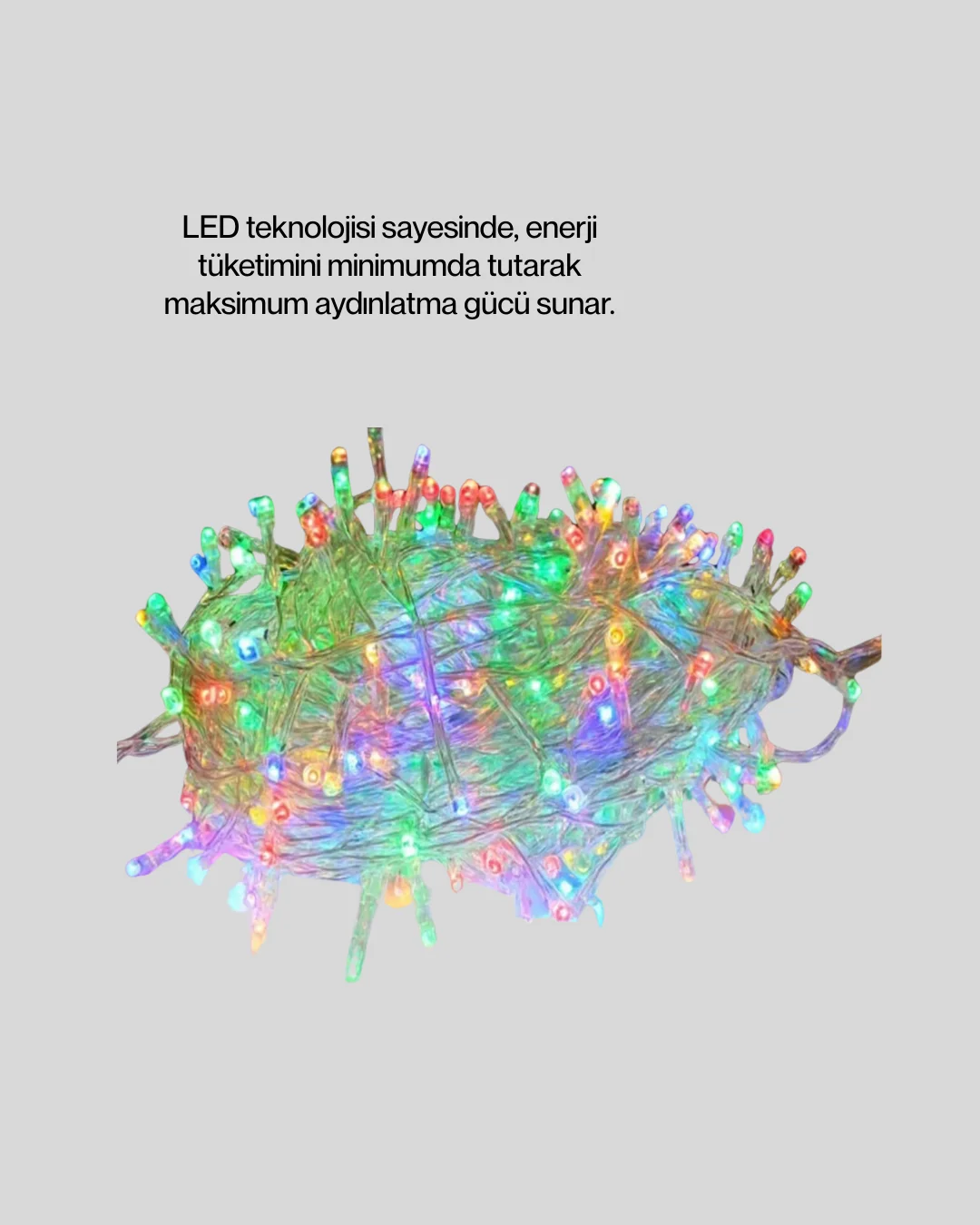 50’li LED Şeffaf Kablolu 5 m Aydınlatma Işık Süsleme Led Yeni Nesil Fiyatı, Yorumları ve Özellikleri