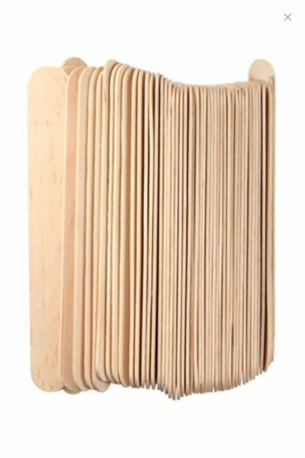 Aremed 50'Li Paket Abeslang Tahta Dil Çubuğu Basacaği - Ağda Spatulasi