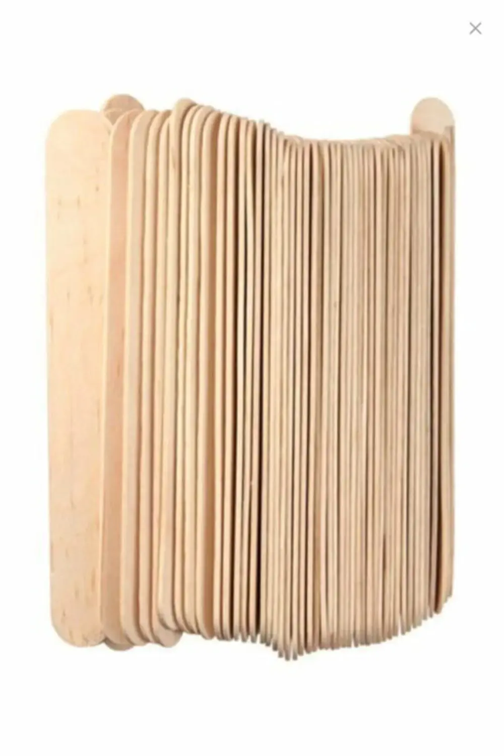 50'li Paket Abeslang Tahta Dil Çubuğu Basacağı - Ağda Spatulası