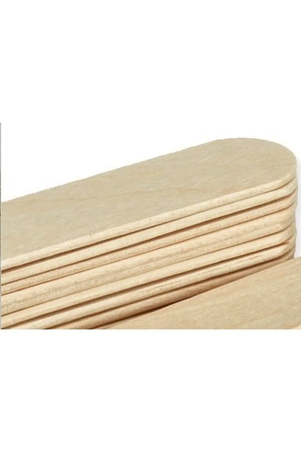 50'li Paket Abeslang Tahta Dil Çubuğu Basacağı - Ağda Spatulası