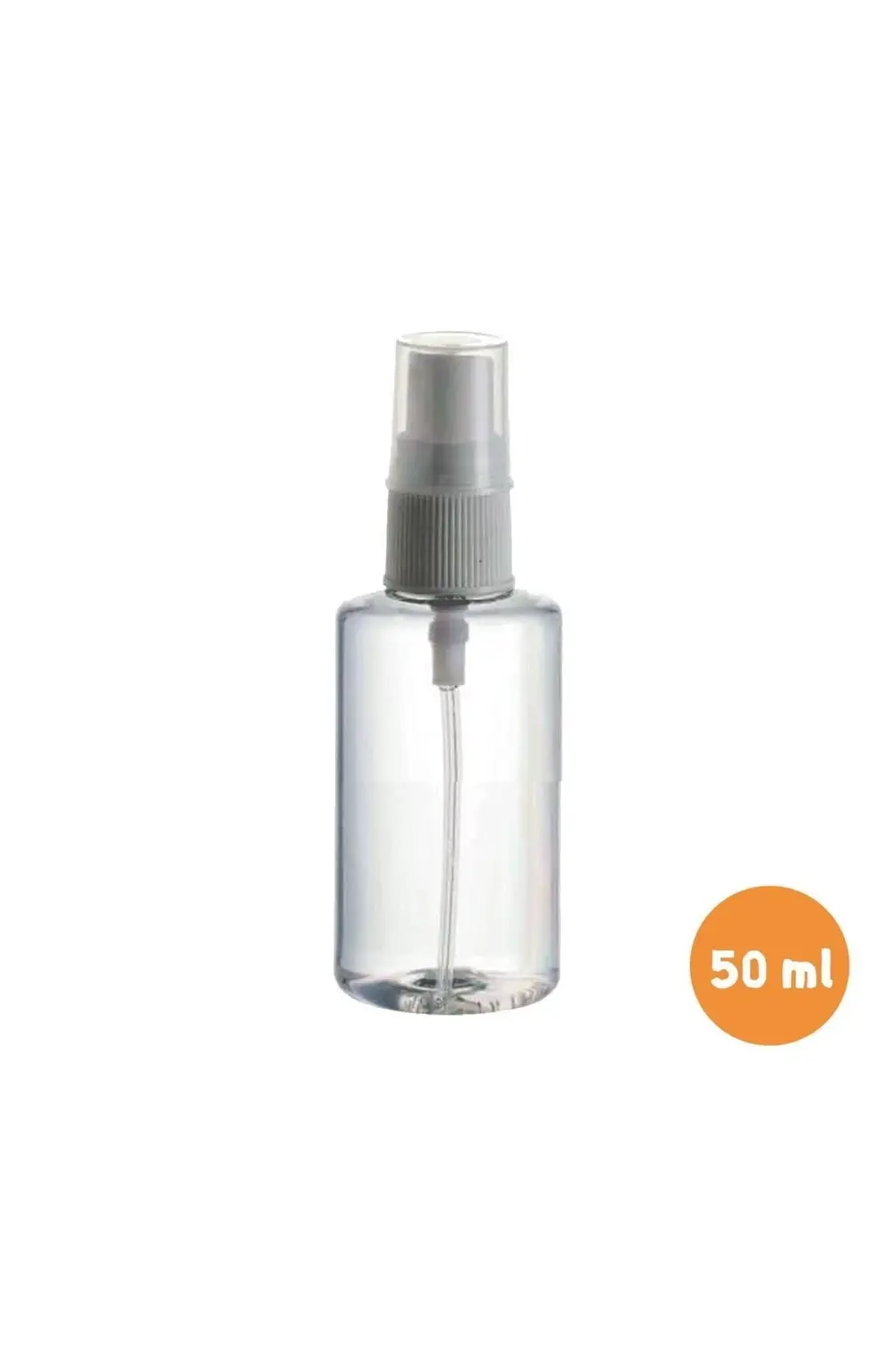 50ml Boş Plastik Şişe - Spreyli Pet Şişe (25 Adet)