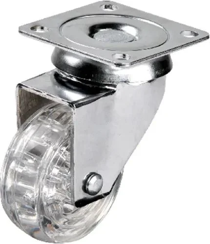 50mm Şeffaf Makaralı Tablalı Teker - Sessiz ve Estetik İç Mekan Tekerlek Fiyatı, Yorumları ve Özellikleri