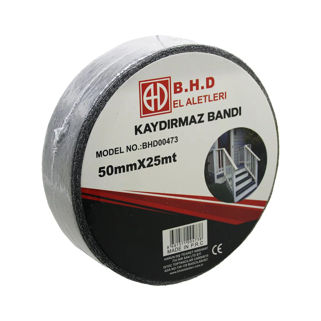 50MM X 25MT Kaydırmaz Siyah Bant 50MM X 25MT Kaydırmaz Siyah Bant