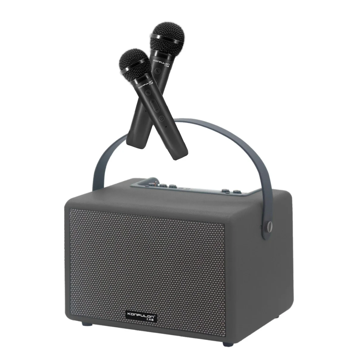 50W Bluetooth 5.2 Mikrofonlu Kablosuz Hoparlör - Siyah
