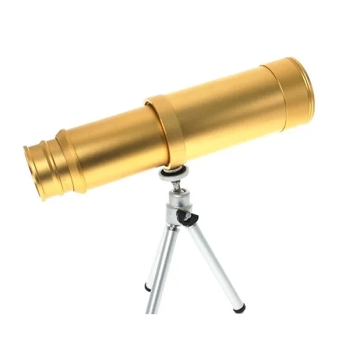 50x50 Panda Metal Gövde Tek Gözle Büyük Mercek Korsan Dürbün Gold 50x50 Panda Metal Gövde Tek Gözle Büyük Mercek Korsan Dürbün Gold