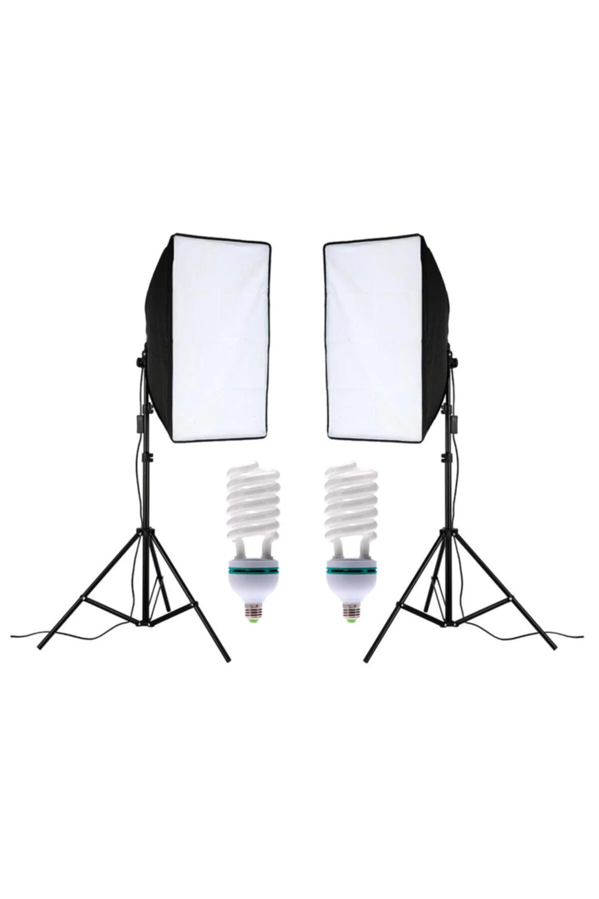 50x70 Softbox Ikili Set 2x85watt Ampullü