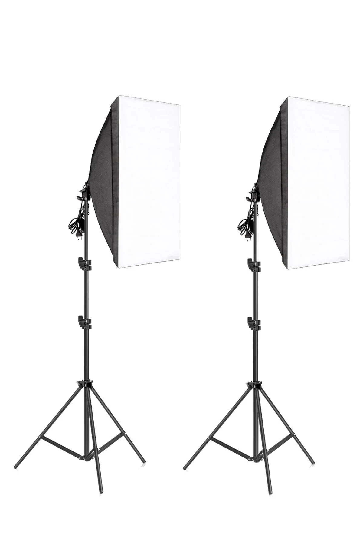 50x70cm Ikili Softbox Set Çantalı Iki Adet Lamba Hediyeli