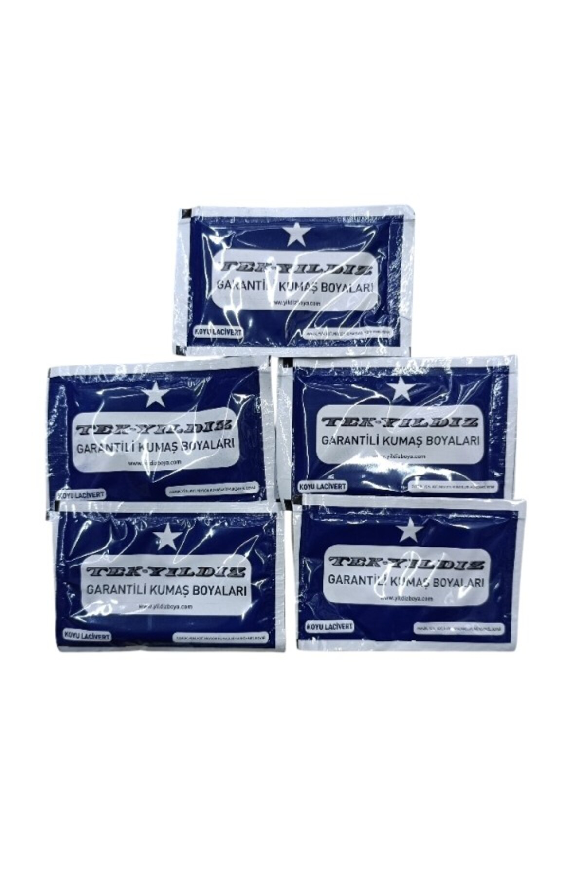 51 - Kumaş Boyası Lacivert Koyu 5'li Paket