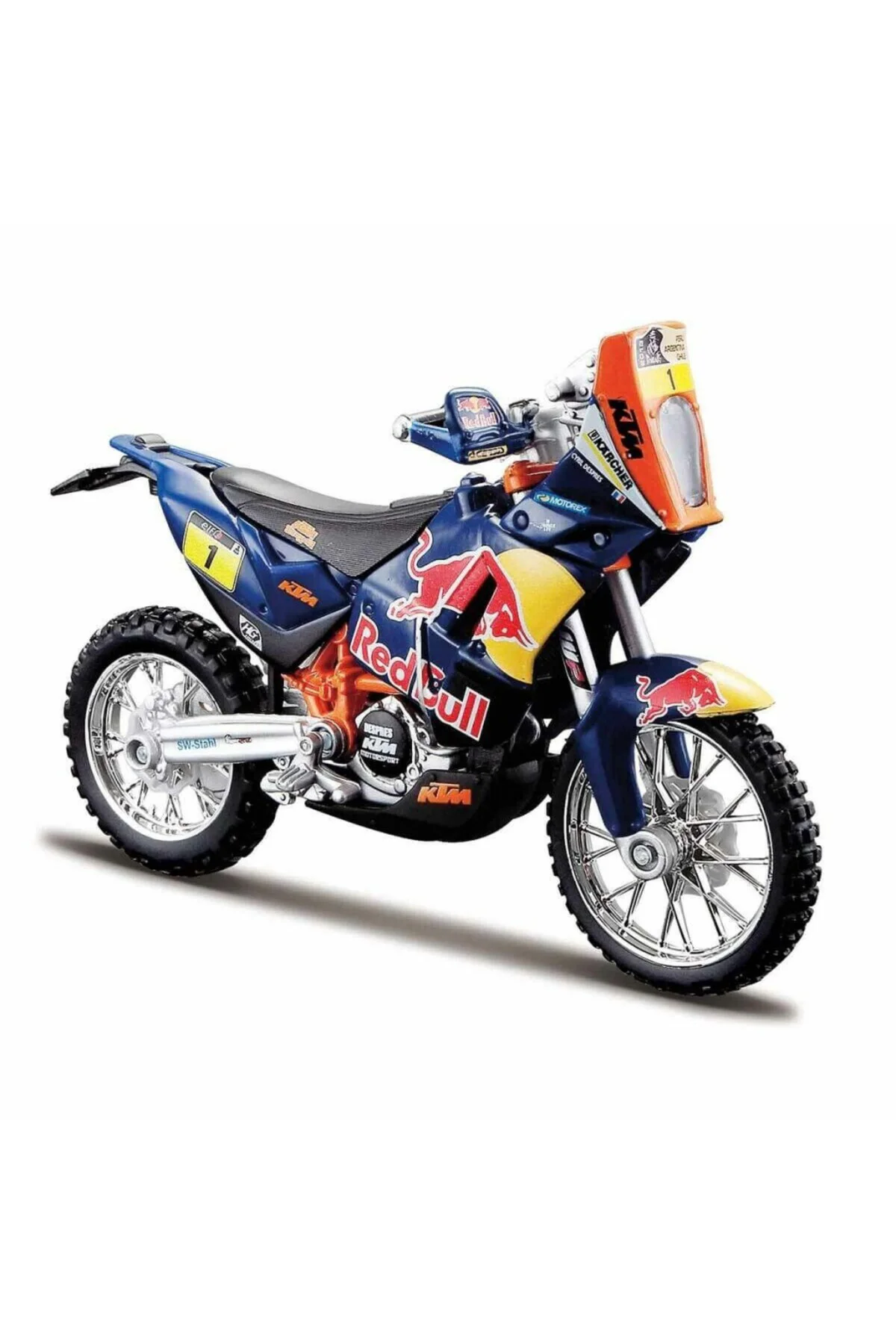 51070 NessiWorld-BUR-1:18 Motor Red Bull KTM 450 2 Asorti