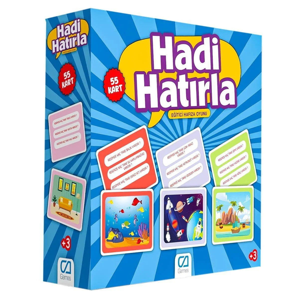 5108 CA Games,  Hadi Hatırla  - Eğitici Hafıza Oyunu / +5 yaş Fiyatı, Yorumları ve Özellikleri
