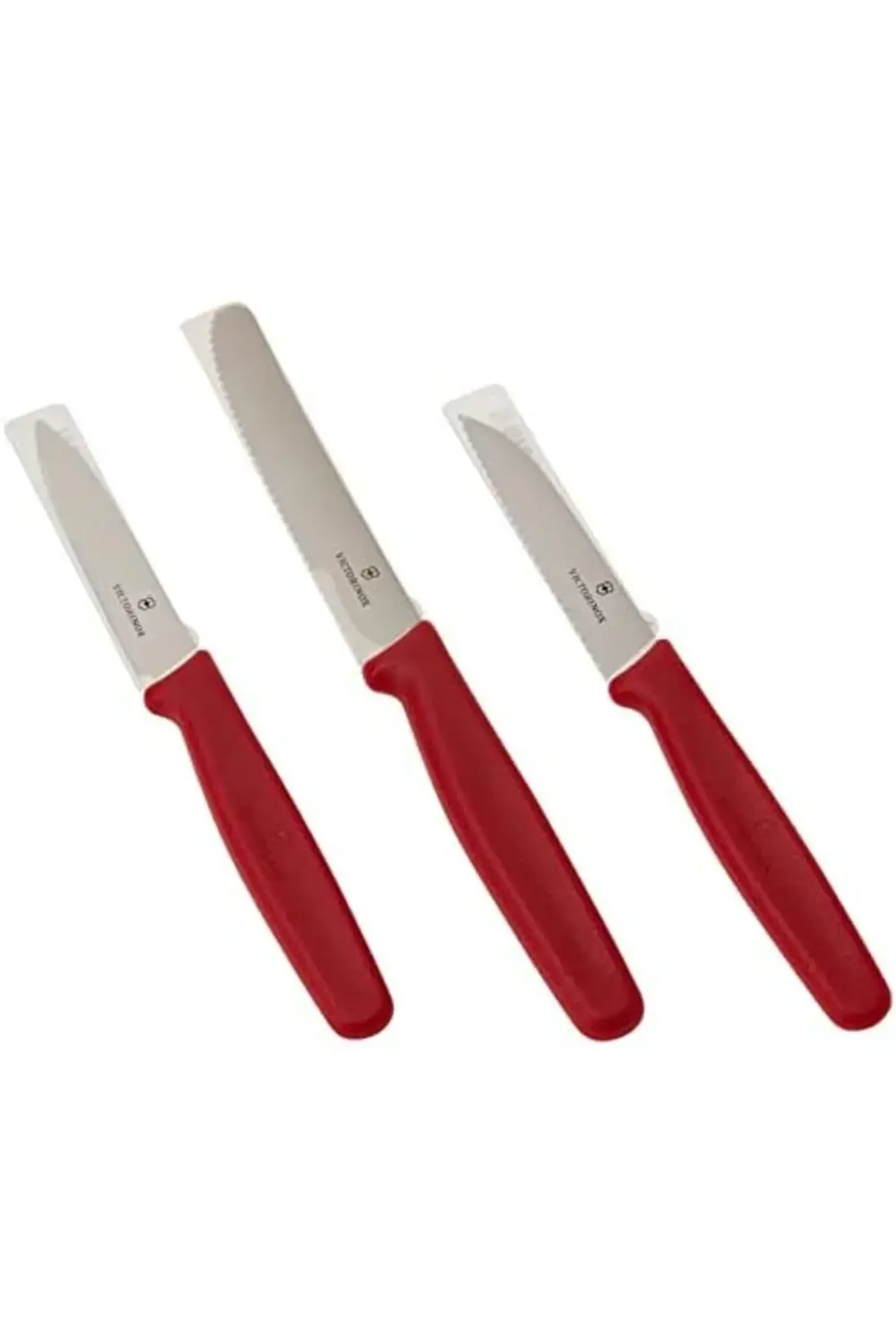5.1111.3 3'lü Kırmızı Soyma Bıçağı Seti 1178227