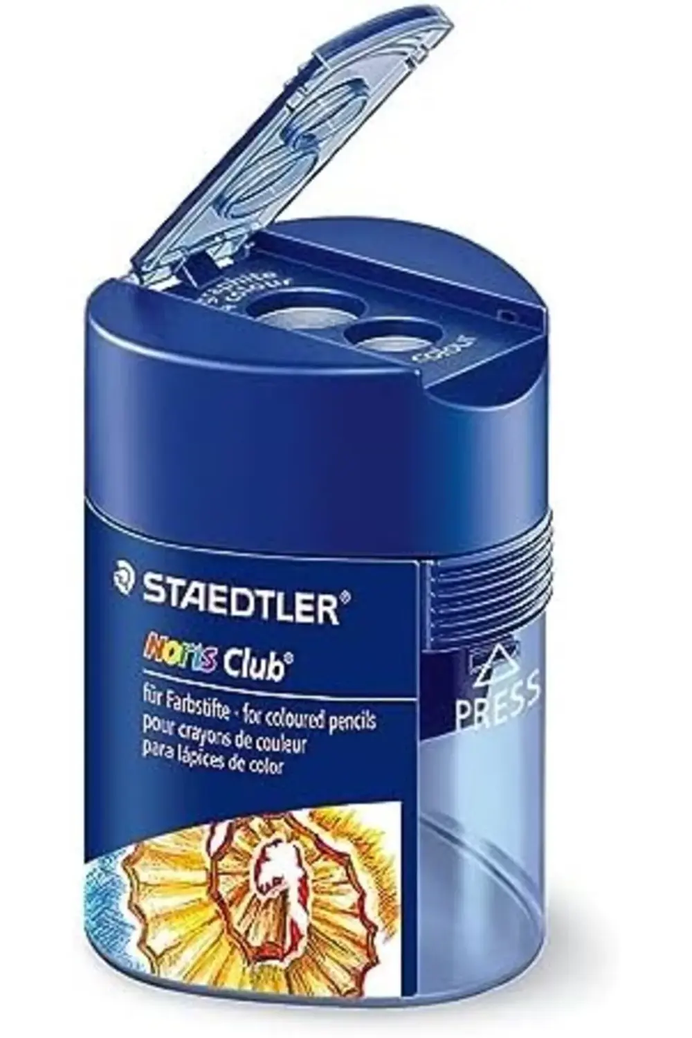 512 128 Noris Çift Bölmeli Kalemtraş Üçgen Biçimli Noris Club Des