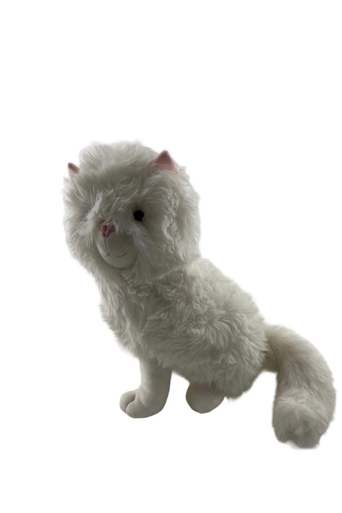 5124 Puffy Oturan Beyaz Kedi