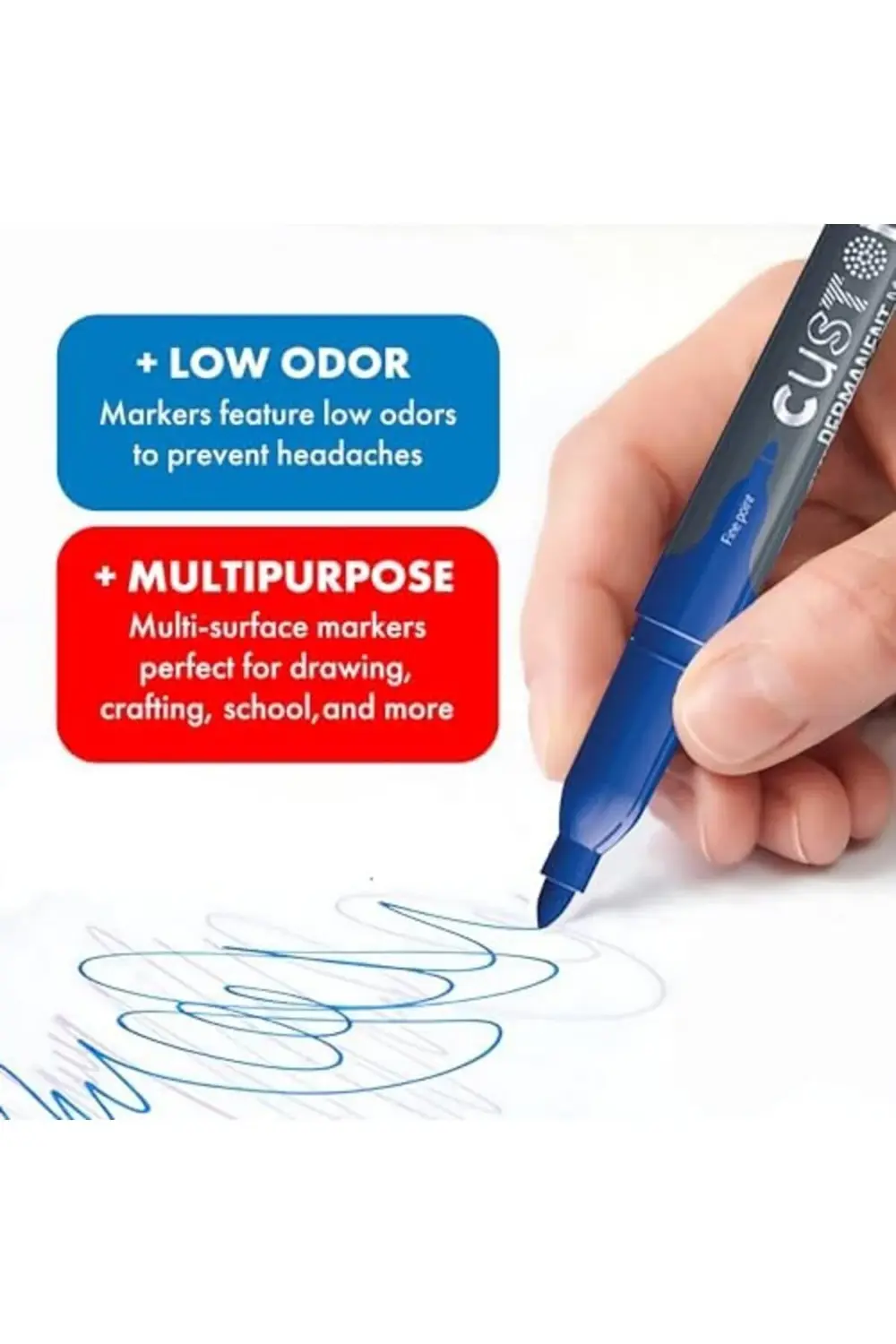 512511 Permanent Marker, Ince Uclu, Askili Paket 12'Li 1185222